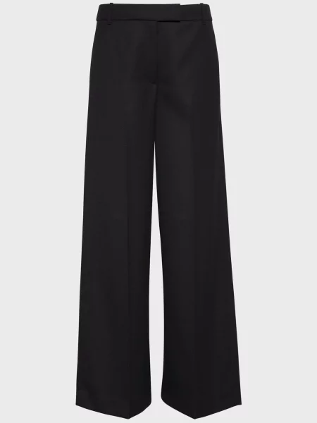 Шерстяные брюки Calvin Klein черные