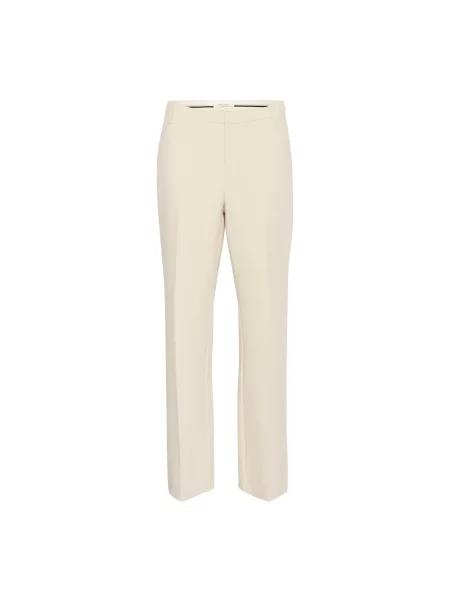 Spodnie Part Two beżowe