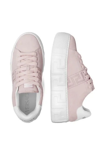 Sneakerși Versace cu platformă roz