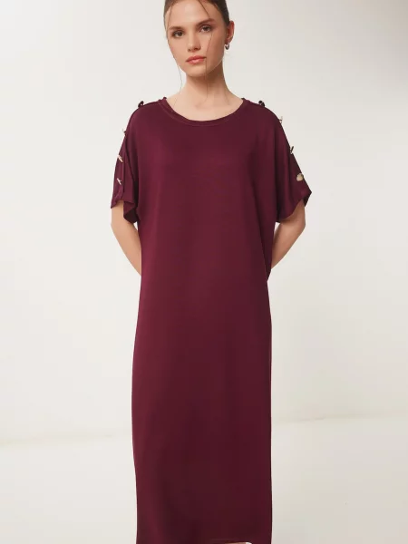 Happiness İstanbul Rochie burgundy roșu