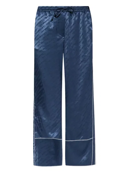 Pantaloni Off-white alb