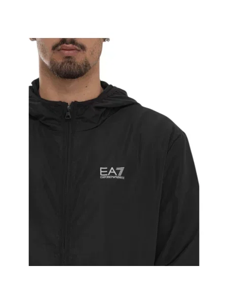 Kurtka Emporio Armani Ea7 z kapturem czarna
