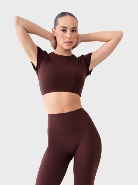 Спортивний топ AVECS коричневий