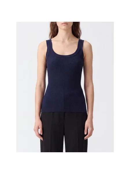 Top Elisabetta Franchi niebieski
