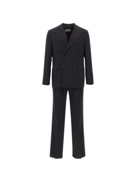 Costum Manuel Ritz cu două rânduri de nasturi negru