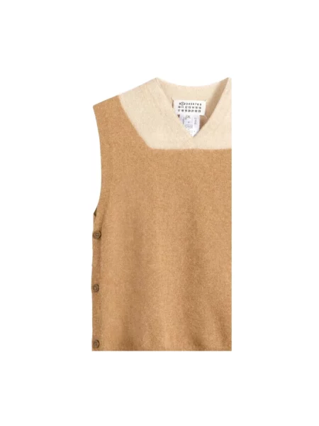 Sweter Maison Margiela beżowy