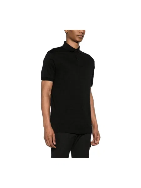 Koszulka polo Emporio Armani czarna