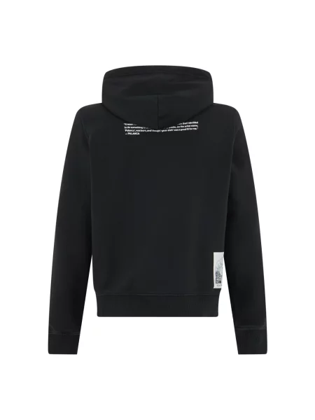 Bluza z kapturem Diesel z kapturem czarna