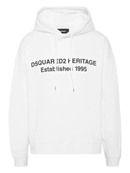 Hanorac cu glugă Dsquared2 alb