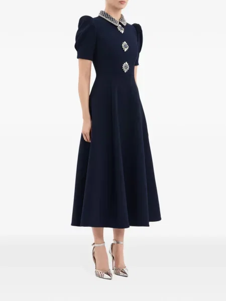 Scurt rochie midi Rebecca Vallance albastru