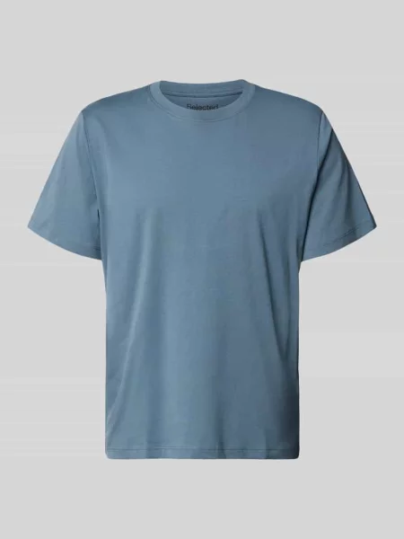 T-shirt o kroju regular fit z czystej Model ASPAN' Selected Homme