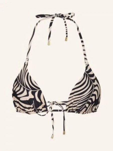 Darling Harbour Trojúhelníkové Bikiny 14 creme-schwarz