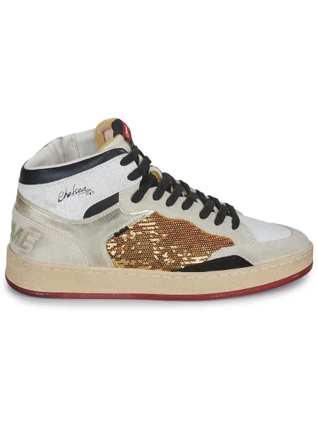 Pantofi Crime London alb