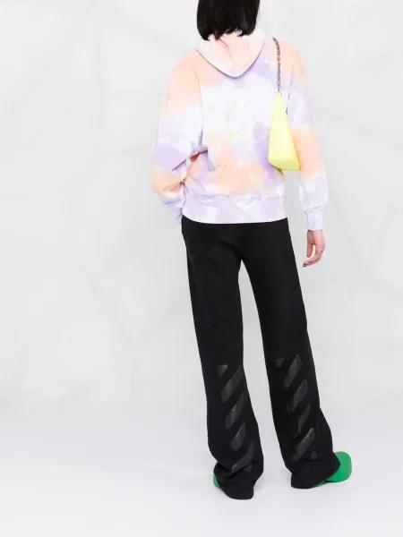 Hanorac cu glugă Msgm cu imagine violet