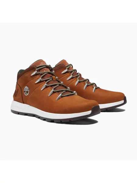 Botki Timberland skórzane brązowe