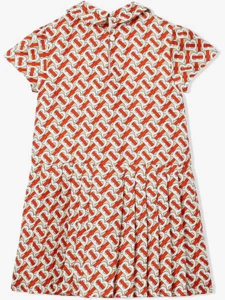 Dětské šaty Burberry červené