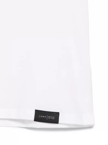 Tricou Low Brand cu decolteu rotund alb
