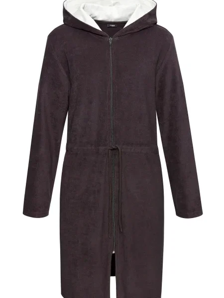 VIVANCE Kratek kopalni plašč temno liila bela