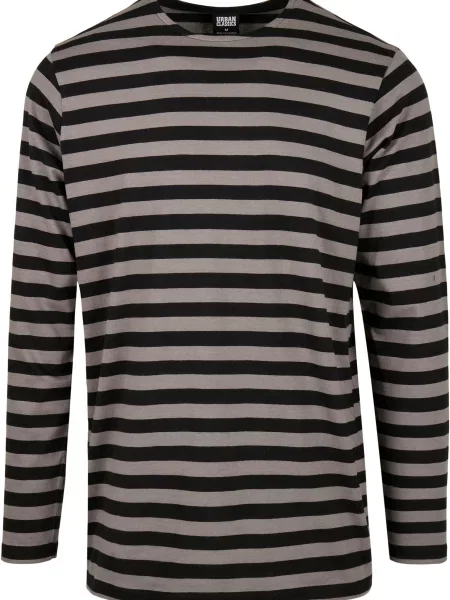 Tricou Urban Classics cu dungi negru