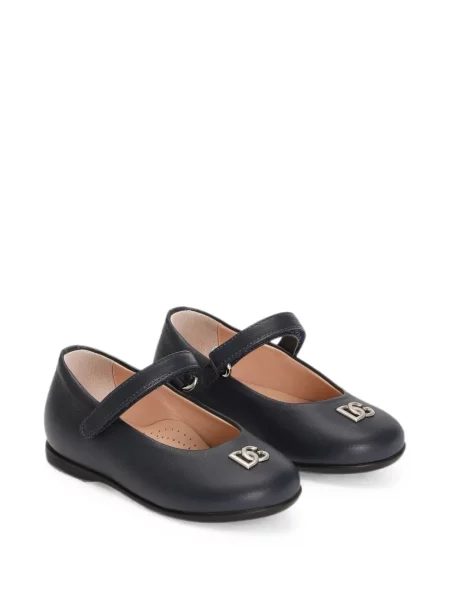 Balerinki dziecięce Dolce And Gabbana niebieskie