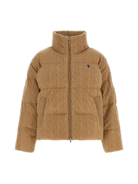 Kurtka Polo Ralph Lauren pleciona beżowa