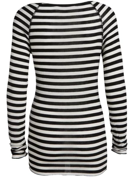 Gai+Lisva Póló Amalie Stripe / piszkosfehér fekete