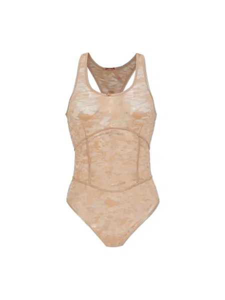 Koszulka Diesel beżowa