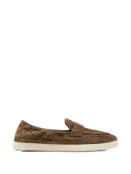 Semišové loafers Tory Burch hnědé