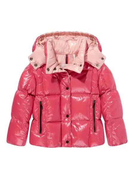 Kurtka dziecięca Moncler Enfant różowa