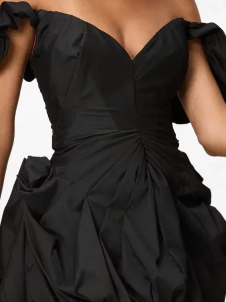 Tafta rochie mini Norina St negru