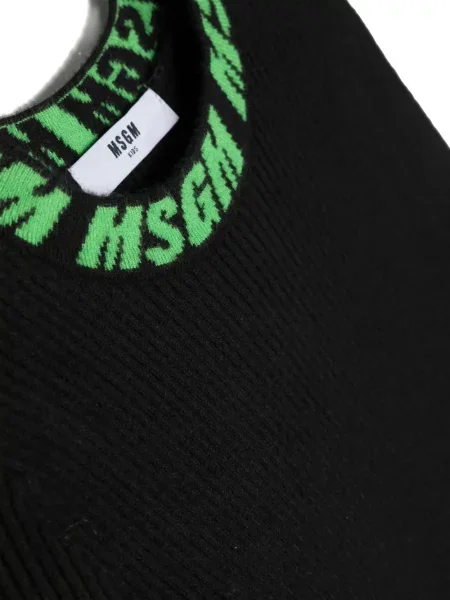 Sweter dziecięcy Msgm czarny