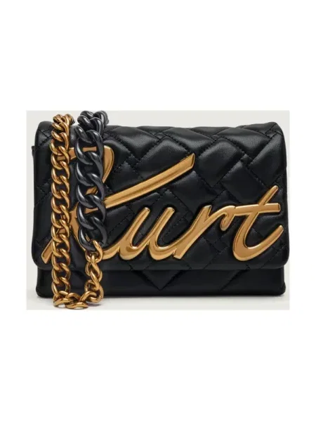 Kurt Geiger De piele geantă pe umăr MINI KENSINGTON negru