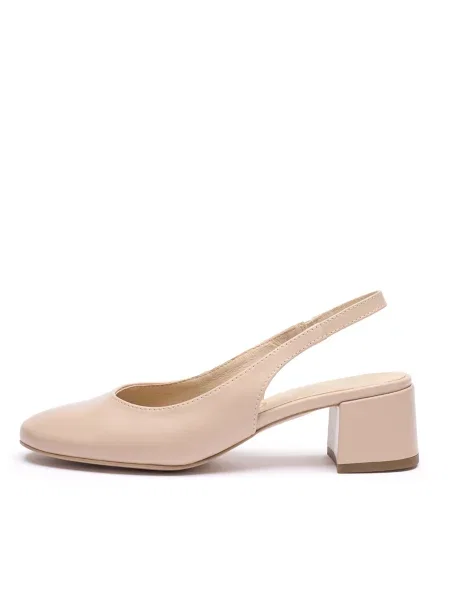 RYŁKO Čevlji s in s paščki bež