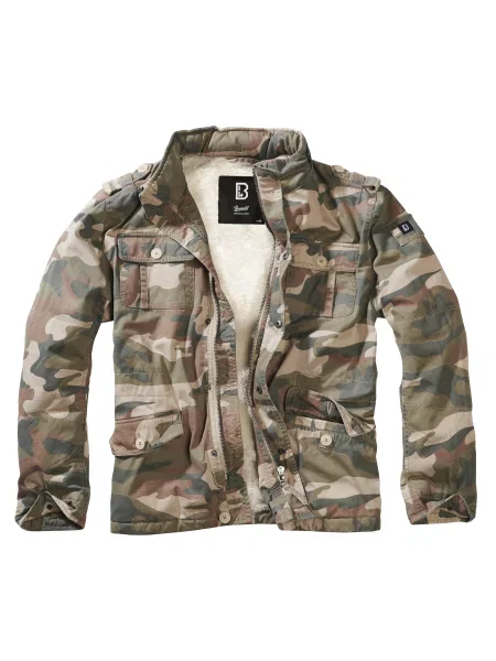 Brandit Prehodna jakna temno / mokka / antracit / kaki bež