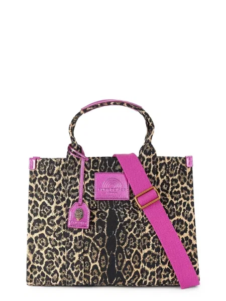 Shopper kabelka Kurt Geiger London hnedá