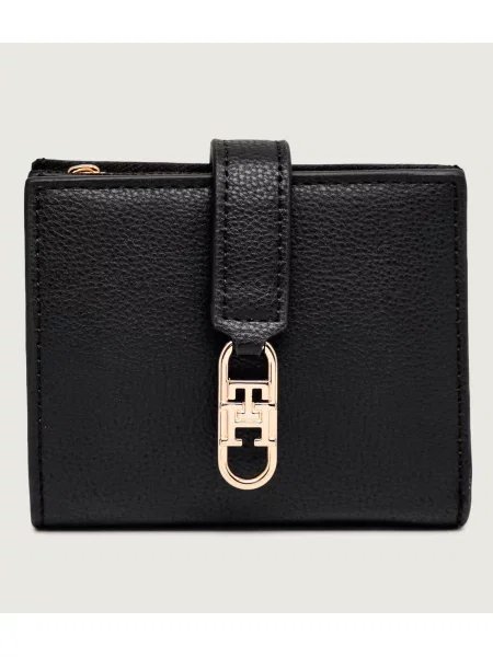 Tommy Hilfiger portofel pentru femei cu imitație de piele negru