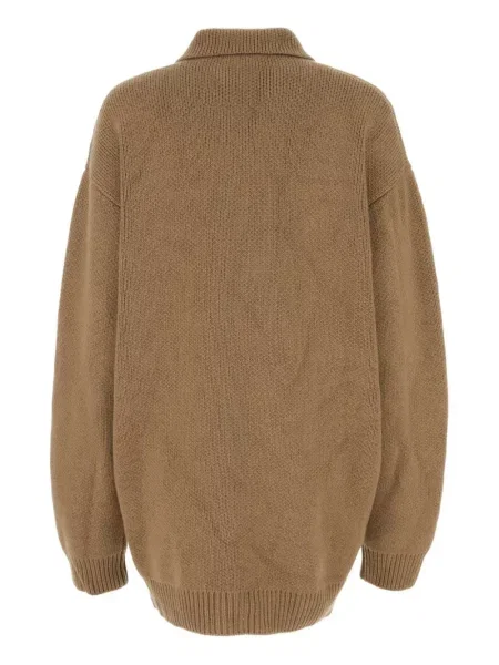 Cardigan Prada din cașmir maro