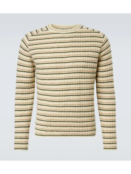 Pulover Auralee de lână bej