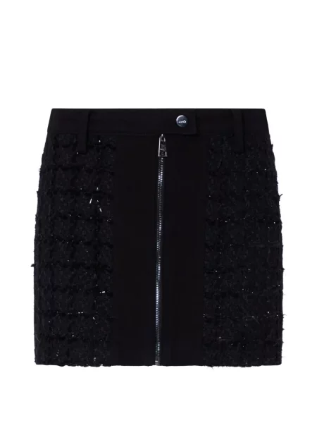 Bouclé fusta mini Liu Jo negru