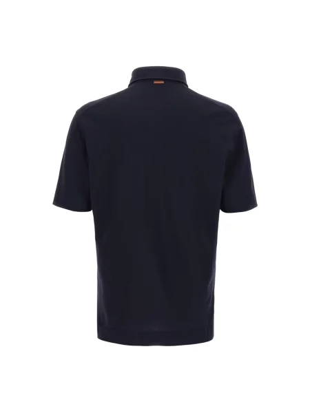 Koszulka polo Zegna niebieska