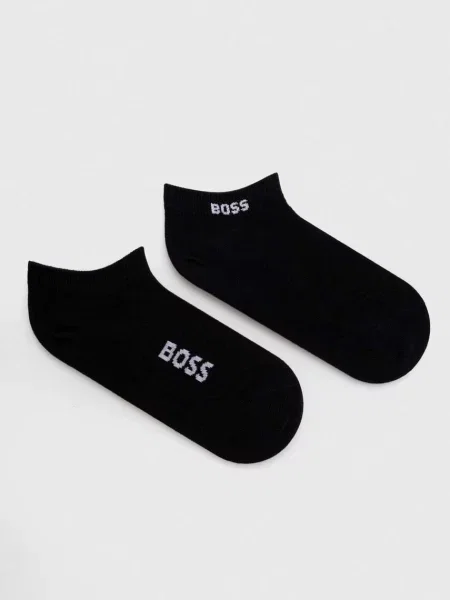 BOSS șosete femei negru alb