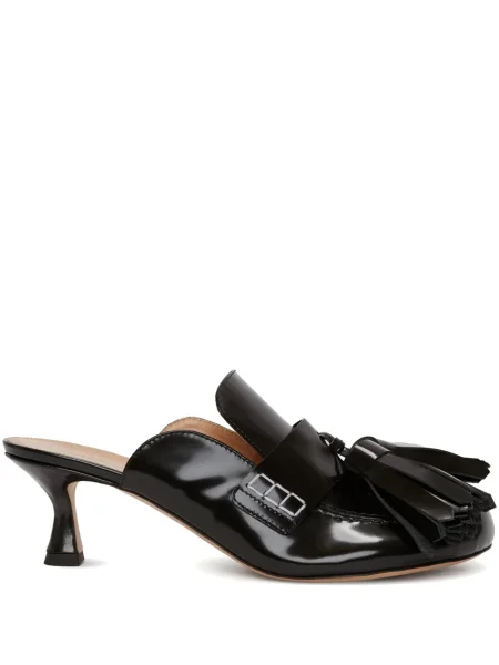 Papuci tip mules Jw Anderson din piele negru
