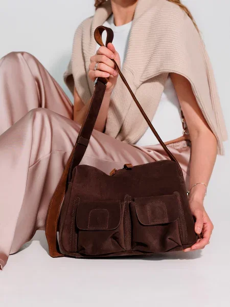 WeLassie Сумка zhnocha-shkrqna-sumka-otem-shokoladnij Шкіра коричневий