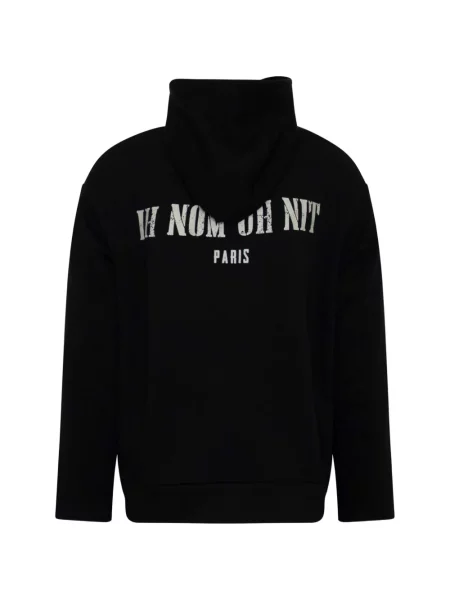 Hanorac cu glugă Ih Nom Uh Nit cu imagine negru