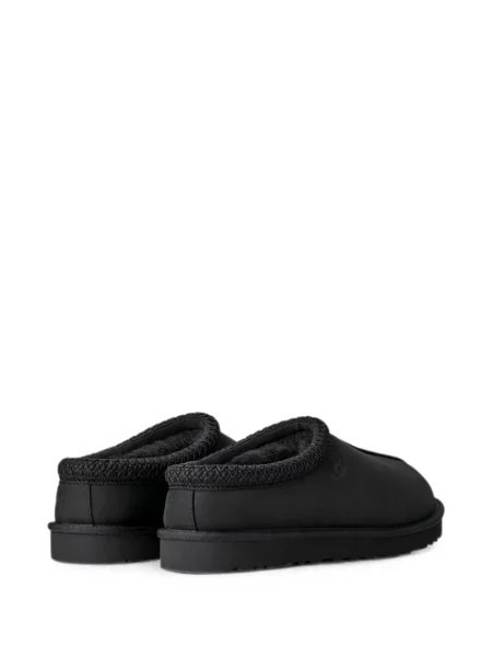 Papuci tip mules Ugg din nubuc negru