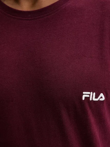 Піжама Fila візерунок бордовий