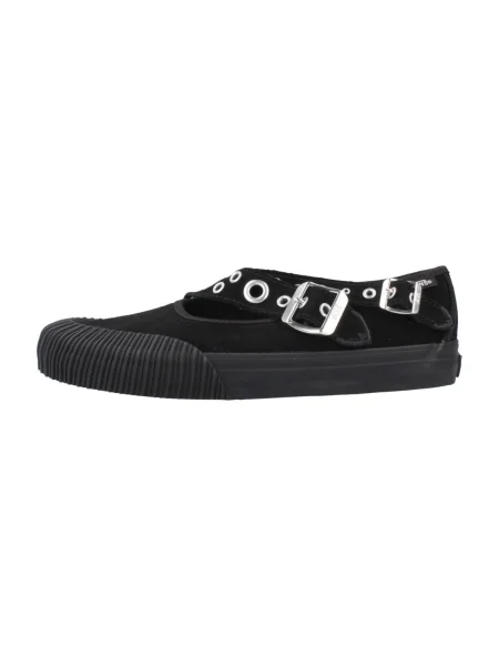 Pantofi cu toc Vans cu bretele negru