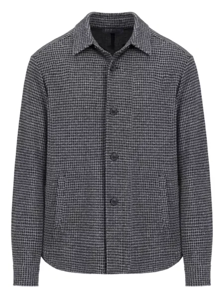 Вълнено яке Harris Wharf London черно