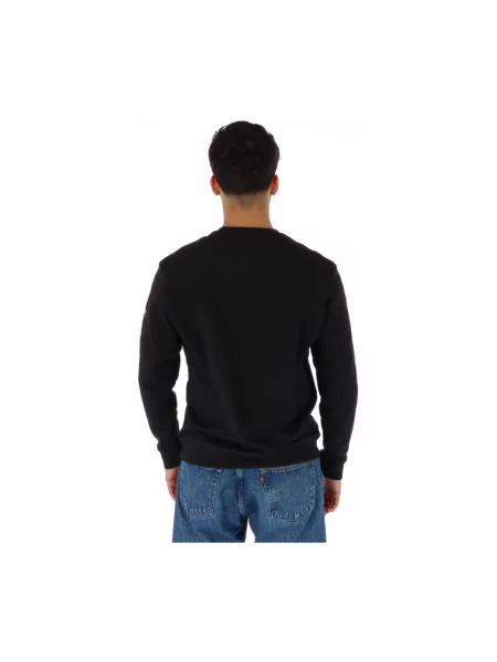 Bluza North Sails z długim rękawem żakardowa czarna