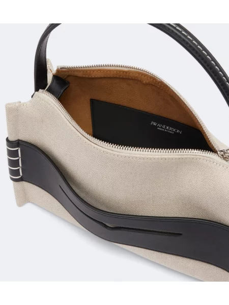 Pantofi loafer Jw Anderson din piele gri